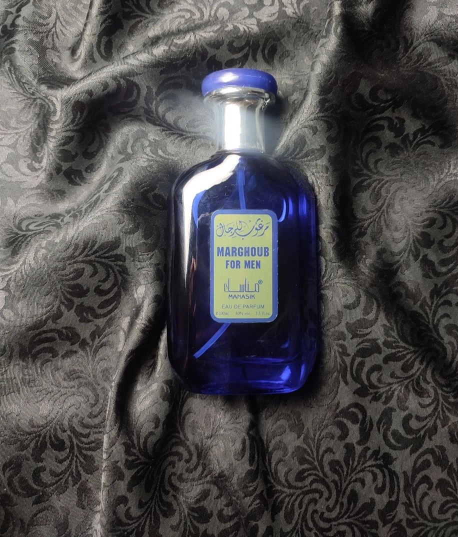 ادکلن عربی مناسک مدل مرغوب الرجال MARGHOB FOR MEN حجم 100 میل